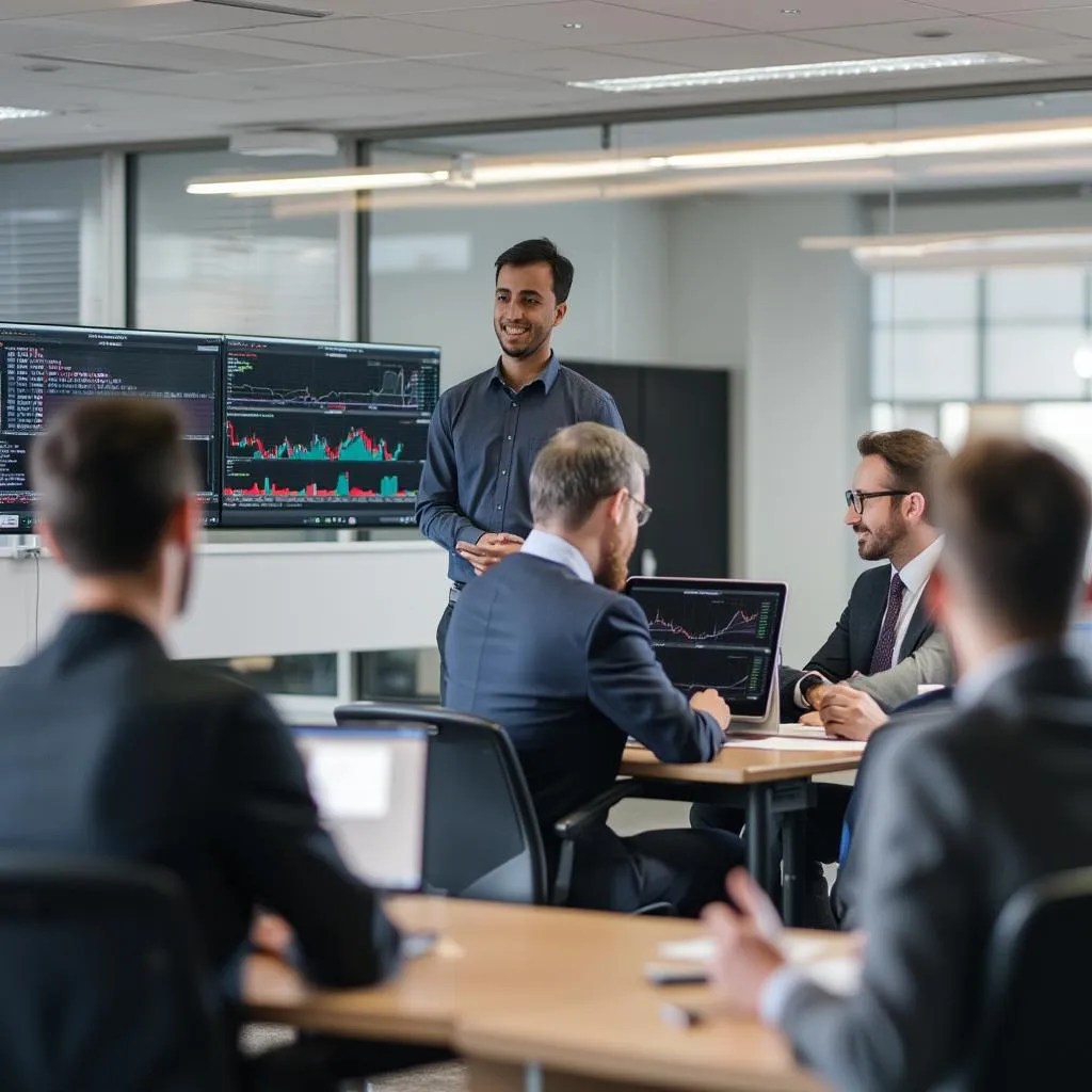 Formation clients sur utilisation plateformes trading algorithmique